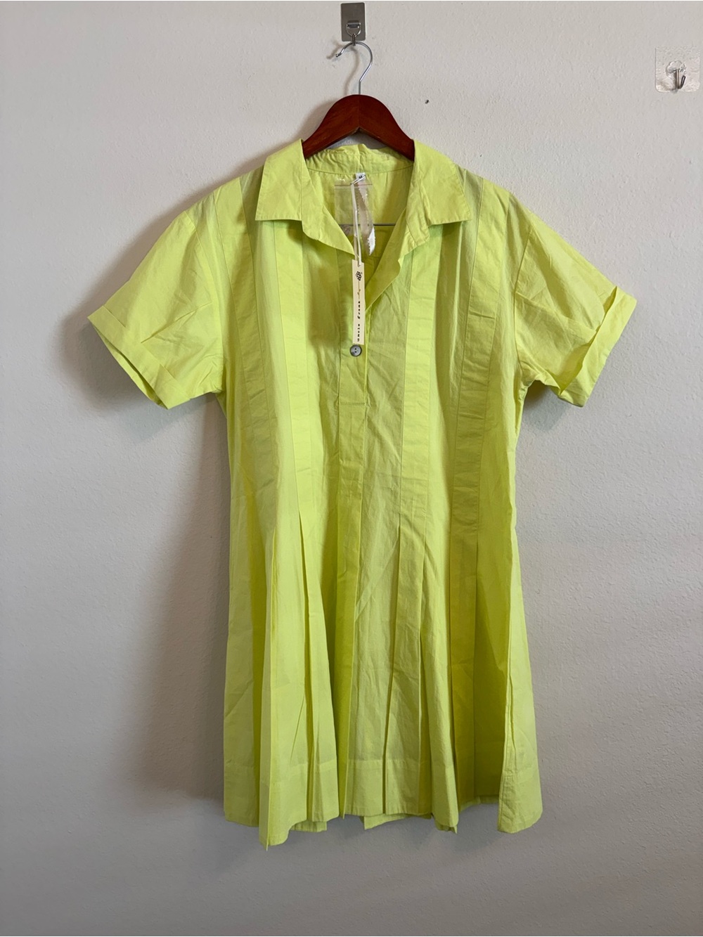 Uncle Frank Pleated Shirt Dress